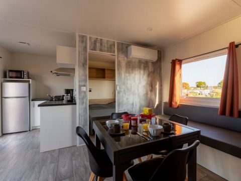 MOBILHOME 6 personnes - Premium 3 chambres 6 personnes, 34m² (modèle 2023), Arrivée Dimanche+CLIM