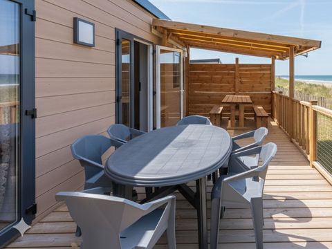 MOBILHOME 6 personnes - Premium 3 chambres 6 personnes, vue mer 34m² (modèle 2023), vue mer +CLIM