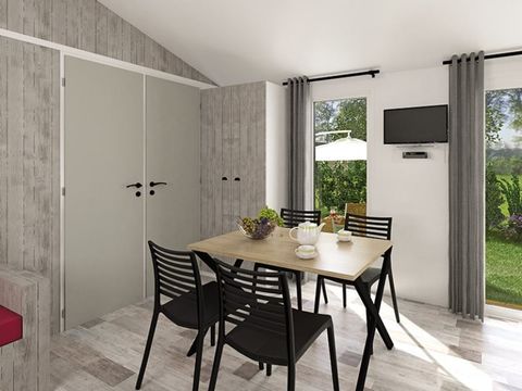 MOBILHOME 6 personnes - SANTA FE - TV