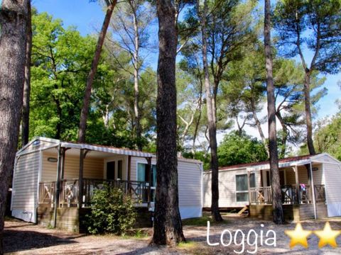 Mobilhome 4 personnes - Maxi Confort - IRM Loggia - 2 chambres - CLIM