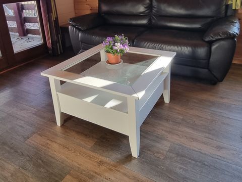 CHALET 5 personnes - 80 Chalet Champêtre 35m² + Grande Terrasse couverte +Télévision + Lave vaisselle 1/5 pers