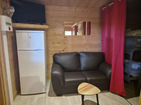 Chalet 1/4 personnes - 78 Les - Coquelicots 30m² - Terrasse couverte +Télévision
