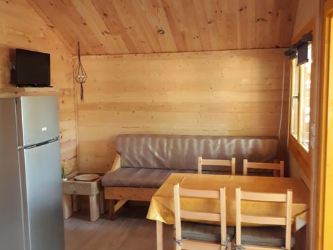 CHALET 5 personnes - CHALET 40m2 Pétales d'or TERRASSE COUVERTE + TELEVISON +LAVE VAISSELLE