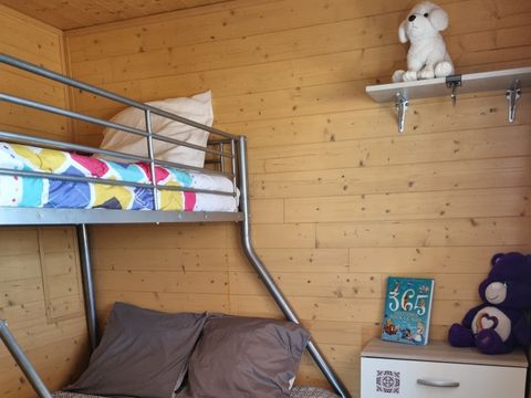 CHALET 5 personnes - 14 Chalet IRIS 45m² avec Télévision + Lave vaisselle + Terrasse couverte 1/5 pers