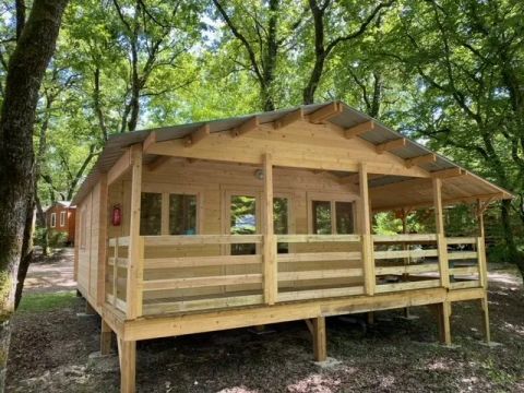 Chalet 2 personnes - 72 La - Cabane En tête à tête 35M2 Suite parentale - Terrasse couverte - Télé