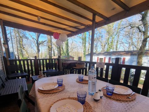 MOBILHOME 4 personnes - 62 Résidence la cordylineTerrasse Couverte, Climatisation + lave vaisselle 1/4 pers