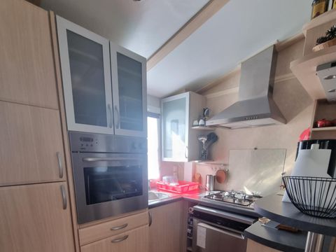 MOBILHOME 4 personnes - 62 Résidence la cordylineTerrasse Couverte, Climatisation + lave vaisselle 1/4 pers