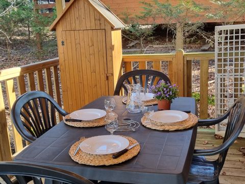 MOBILHOME 4 personnes - 75 Résidence Sous-bois, Terrasse couverte 1/4 pers