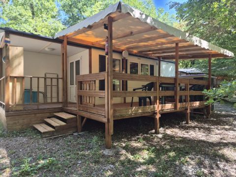 MOBILHOME 4 personnes - 17 Résidence Le mille-feuilles + Terrasse couverte +Télévision 1/4 pers