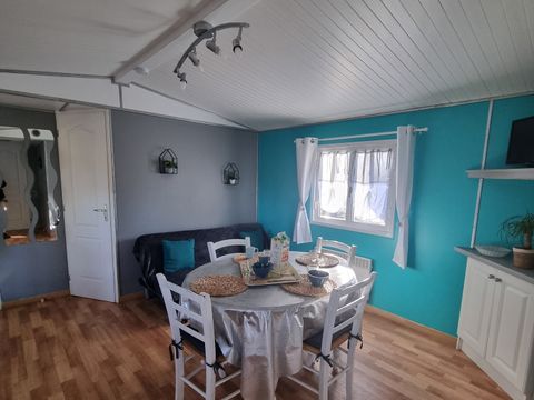 MOBILHOME 4 personnes - 55 Résidence L'eucalyptus 32m2 Terrasse Couverte, Télévision 1/4 pers