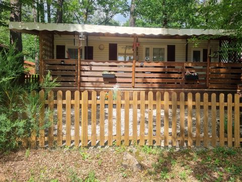 MOBILHOME 4 personnes - 30 residence le lavandier 32M2, Terrasse Couverte, Télevision + Lave Vaisselle+ climatisation