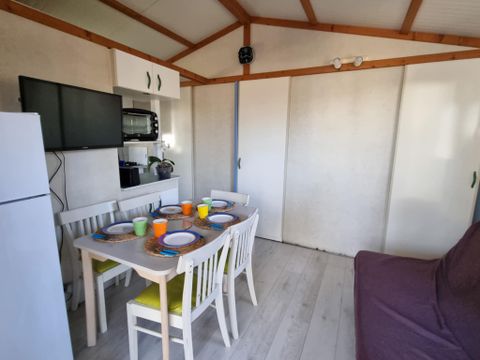 MOBILHOME 5 personnes - 28 Cottage Détente 25m² Terrasse couverte + climatisation +Télévision 1/5 pers