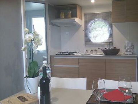 Mobilhome 5 personnes - Lodge Confort 2 chambres 4/5 P