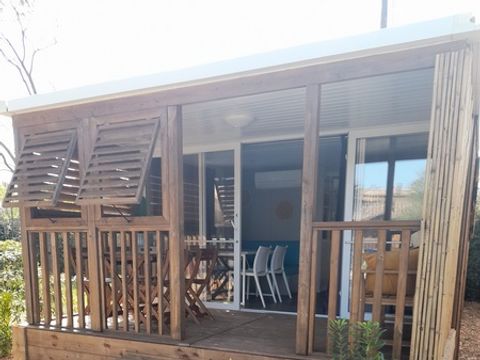 Mobilhome 4 personnes - Lodge Premium 2 chambres 4 P