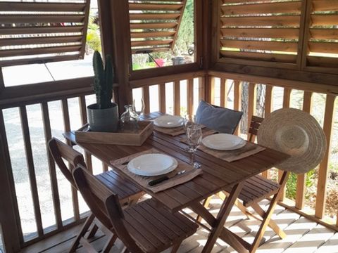 Mobilhome 4 personnes - Lodge Premium 2 chambres 4 P