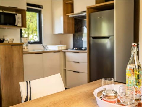 MOBILHOME 6 personnes - Cottage CONFORT PREMIUM 4 Pièces 6 Personnes + TV 2sdb