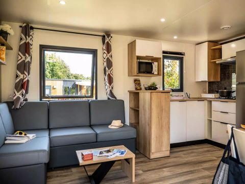MOBILHOME 6 personnes - Cottage CONFORT PREMIUM 4 Pièces 6 Personnes + TV 2sdb