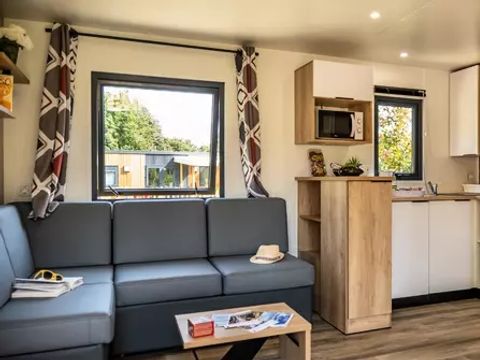 MOBILHOME 6 personnes - Cottage CONFORT PREMIUM 4 Pièces 6 Personnes + TV 2sdb