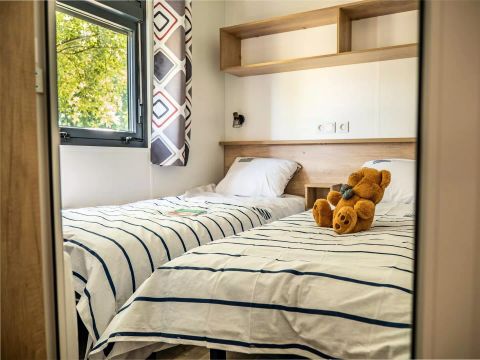 MOBILHOME 6 personnes - Cottage CONFORT PREMIUM 4 Pièces 6 Personnes + TV 2sdb