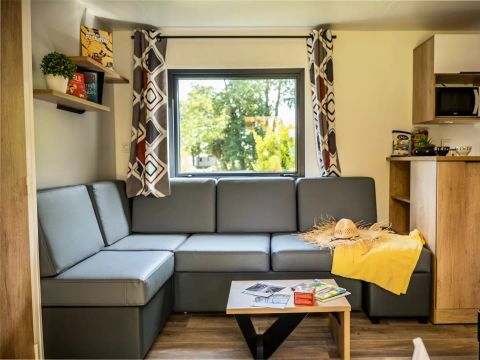 MOBILHOME 6 personnes - Cottage CONFORT PREMIUM 4 Pièces 6 Personnes + TV 2sdb
