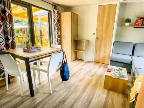 MOBILHOME 6 personnes - Cottage CONFORT PREMIUM 4 Pièces 6 Personnes + TV 2sdb