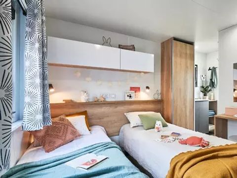 MOBILHOME 4 personnes - Cottage CONFORT PREMIUM 3 Pièces 4 Personnes + TV 2sdb