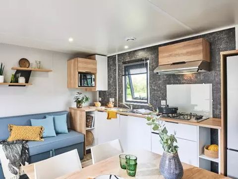 MOBILHOME 4 personnes - Cottage CONFORT PREMIUM 3 Pièces 4 Personnes + TV 2sdb