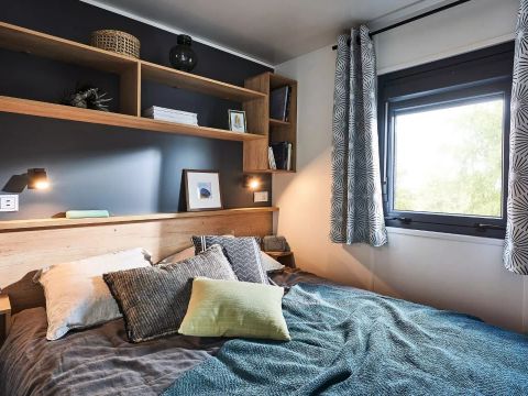 MOBILHOME 4 personnes - Lodge SERENITY-PREMIUM 3 Pièces 4 Personnes + SPA + TV