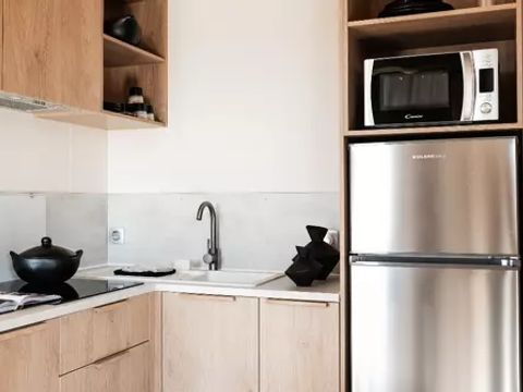 LODGE 4 personnes - Lodge O Côté Cuisine - 3 Pièces pour 4 Personnes + TV