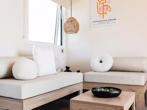 MOBILHOME 6 personnes - Lodge O Grand Large - 4 Pièces pour 6 Personnes + TV