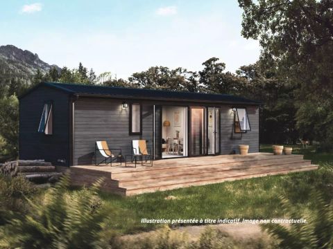 MOBILHOME 6 personnes - Lodge O Grand Large - 4 Pièces pour 6 Personnes + TV