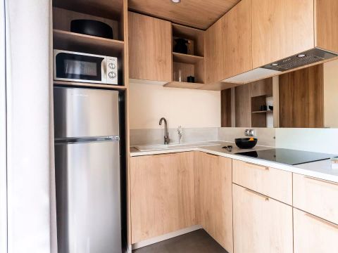 MOBILHOME 6 personnes - Lodge O Grand Large - 4 Pièces pour 6 Personnes + TV