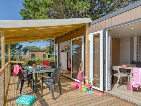 MOBILHOME 6 personnes - Cottage Emeraude 4/6 p 2 Ch 1 Sdb ***