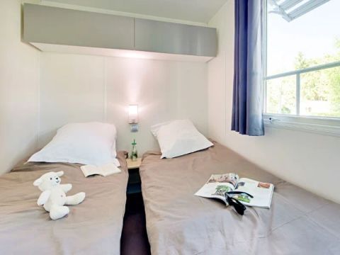 MOBILHOME 6 personnes - Mobil Home Aqua 3ch 6pers Terrasse Semi-Couverte TV