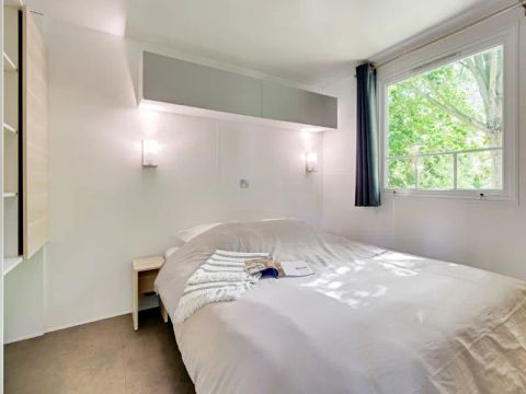 MOBILHOME 6 personnes - Mobil Home Aqua 3ch 6pers Terrasse Semi-Couverte TV