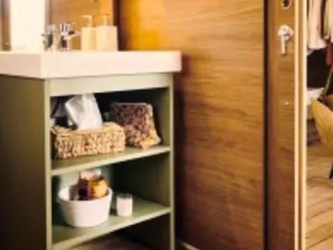 TENTE TOILE ET BOIS 6 personnes - Tente Lodge Cristal 4 pièces 6 personnes***