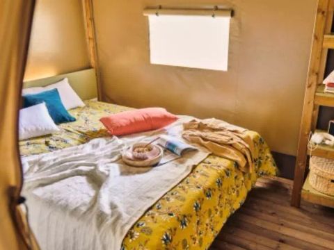 TENTE TOILE ET BOIS 6 personnes - Tente Lodge Cristal 4 pièces 6 personnes***