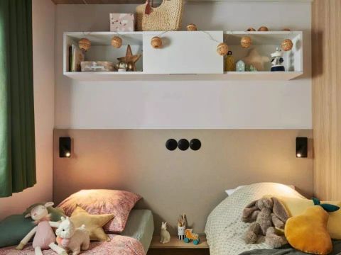 MOBILHOME 4 personnes - Cottage Premium Diamant 3 pièces 4 personnes 2 sdb