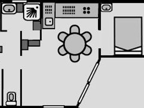 CHALET 6 personnes - Paradis Loisirs 3 chambres