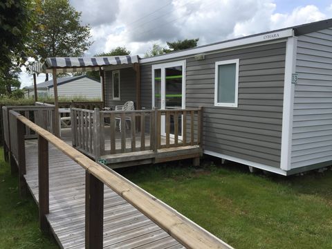 Mobilhome 4 personnes - Mobil home PMR Confort (2 chambres) adapté pour personnes à mobilité réduite