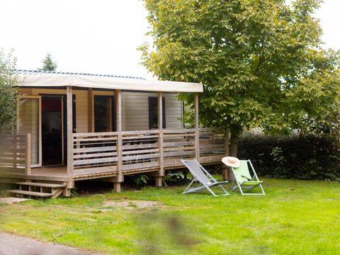 MOBILHOME 6 personnes - COTTAGE PRIVILEGE 3 CH- Terrasse semi couverte (photos non contractuelles)