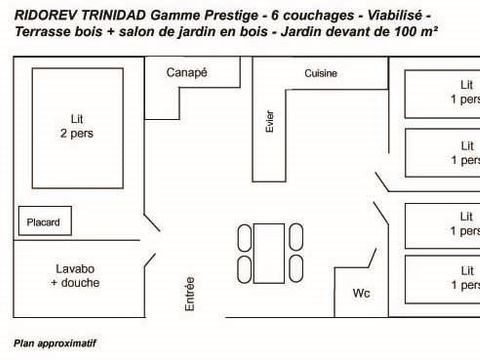MOBILHOME 6 personnes - Confort - 3 chambres
