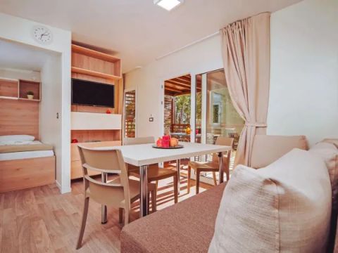 MOBILHOME 6 personnes - Premium 2 chambres 2 salles de bain Lounge