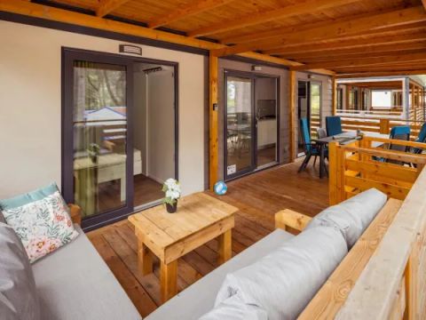 MOBILHOME 6 personnes - Premium 2 chambres 2 salles de bain Lounge