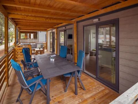 MOBILHOME 6 personnes - Premium 2 chambres 2 salles de bain Lounge Premium zone