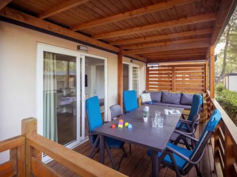 MOBILHOME 6 personnes - Mobil home pour 6 personnes - Comfort Plus 3 chambres 2 salles de bain Relax