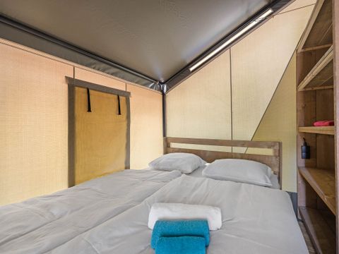 TENTE TOILE ET BOIS 5 personnes - Lanterna - Tente Safari Confort + climatisation