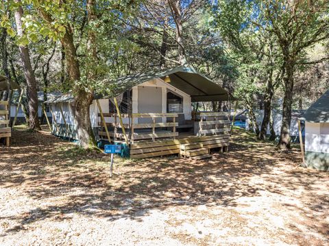 TENTE TOILE ET BOIS 5 personnes - Lanterna - Tente safari de luxe (6P)