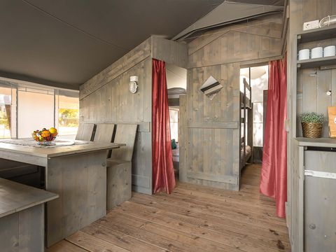 TENTE TOILE ET BOIS 5 personnes - Lanterna - Tente safari de luxe (6P)