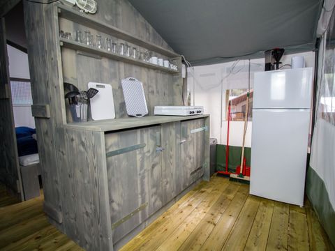 TENTE TOILE ET BOIS 5 personnes - Lanterna - Tente safari de luxe (6P)